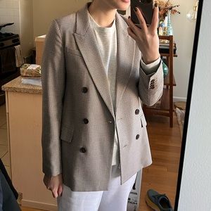 Babaton Houndstooth Blazer